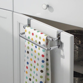 over the door kitchen dish towel rack