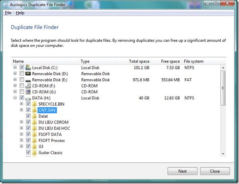 Auslogics Duplicate File Finder 1