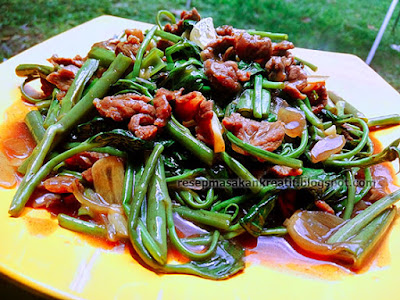  namun masakan cah kangkung atau tumisan kangkung dengan abjad cita rasanya yang khas d RESEP TUMIS KANGKUNG CAH DAGING SAPI