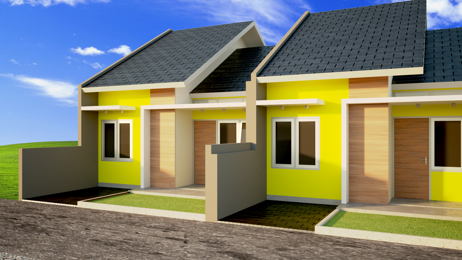 Desain Rumah Sederhana 4 Kamar Di Kampung