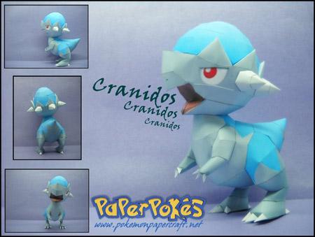 Pokemon Cranidos Papercraft