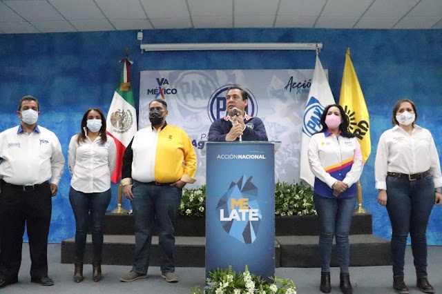 ANUNCIA COALICIÓN POR AGUASCALIENTES EL CIERRE DE CAMPAÑA DE SUS CANDIDATOS.
