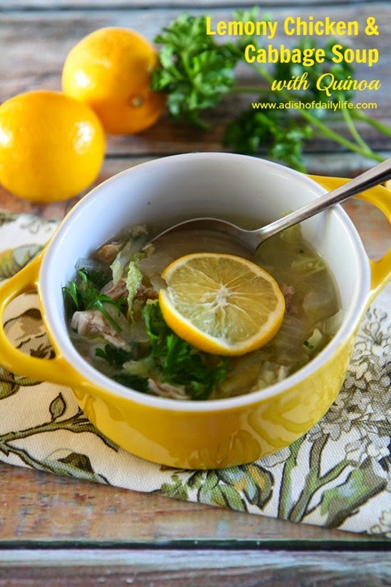 Lemony-Chicken-and-Cabbage-Soup-with-Quinoa-is-a-healthy-and-delicious-easy-to-make-dinner-that-you-can-put-on-the-table-in-less-than-30-minutes.-