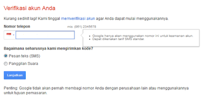 Verifikasi Akun Gmail