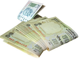 rupee notes cutout