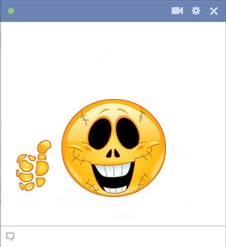 Facebook Skeleton Smiley
