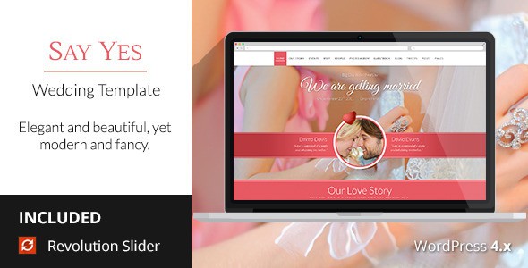 Free WordPress Wedding Theme 