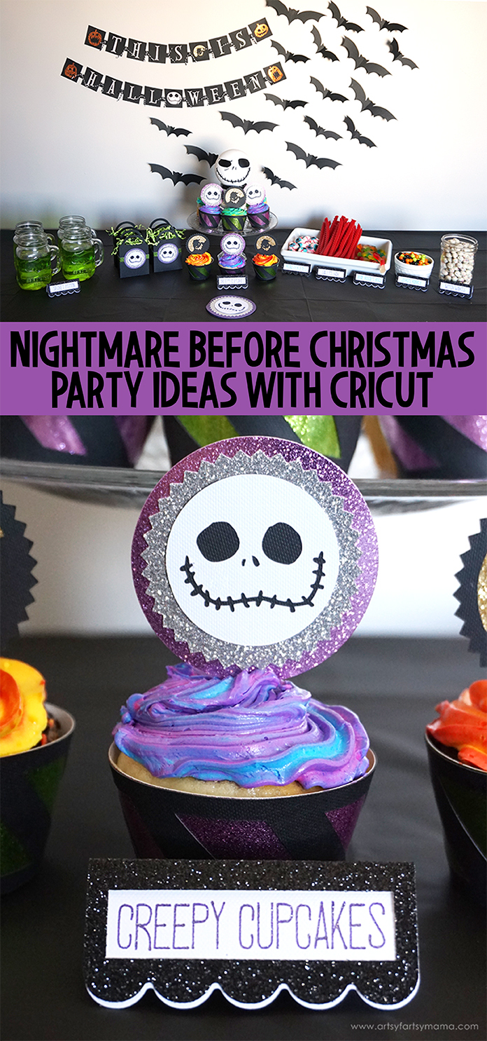 Nightmare Before Christmas Party with Cricut