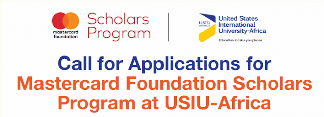 details of 2023 Mastercard Foundation Scholars Program at USIU Africa