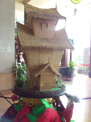 手工作品 - 纸制马来屋