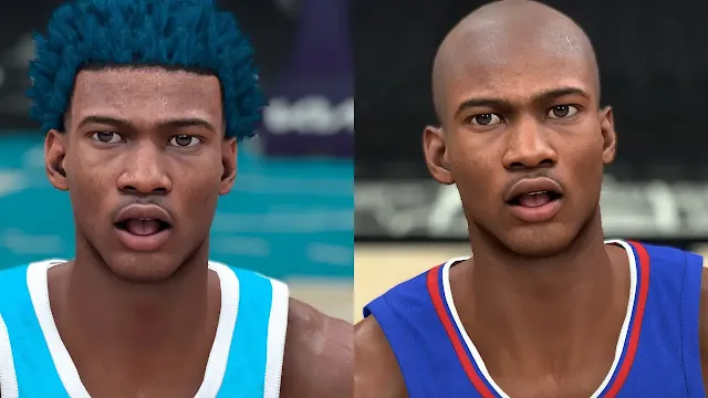 NBA 2K24 Kai Jones Cyberface Update (2 Hairstyles)