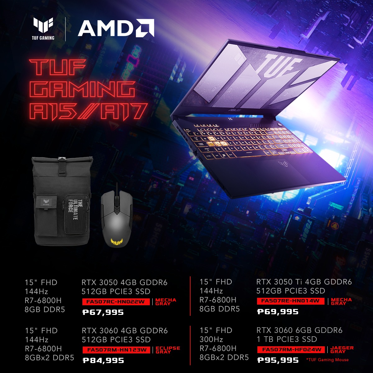 2022 ASUS TUF Gaming A15 Price and Specs