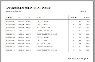 Cara Membuat Laporan Bulanan Crystal Report Pada VB .Net 2010