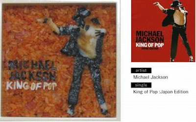 Bento Lunches Decorated as Album Covers