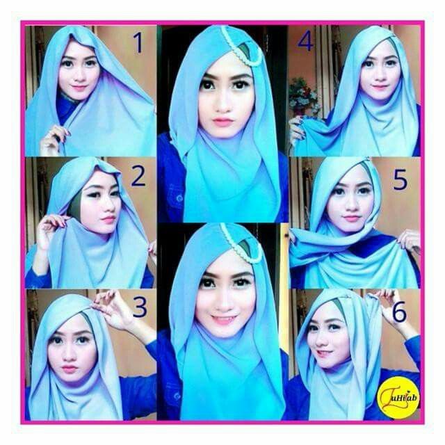 tutorial memakai hijab mudah dan praktis ZEUSGENGASTER