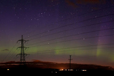 Auroras boreales, Escocia, 09 de Mayo de 2012