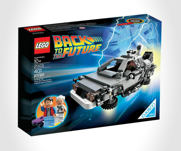 LEGO DeLorean time machine