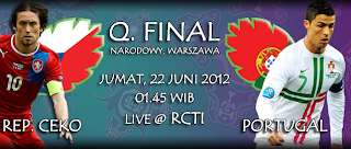 Prediksi Skor Republik Ceko vs Portugal | Perempat Final Euro 22 Juni 2012