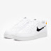 Sepatu Sneakers Nike Sportswear Air Force 1 07 White Black Summit White Magma Orange DV6483100