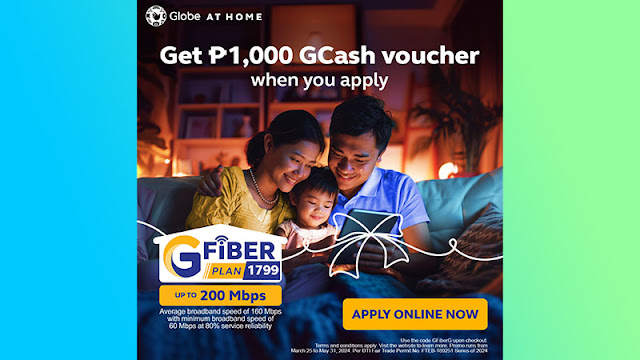 Globe's new GFiber plans offer online-exclusive promos