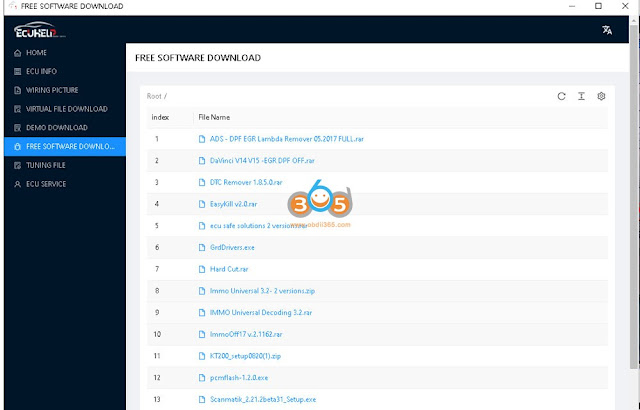 ECU Help 3.0 Software Download for Pinout VR Tuning Files 4