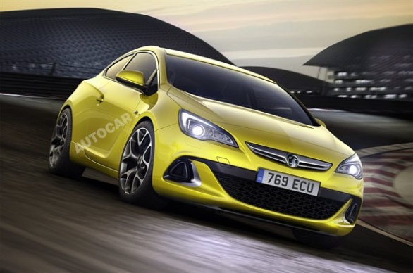 The Opel Astra GTC Paris Concept 2011