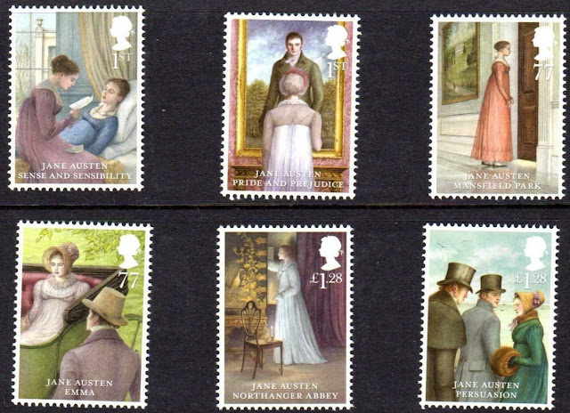 2013 Gb Jane Austen Set Of 6 Bicentenary Pride Prejudice