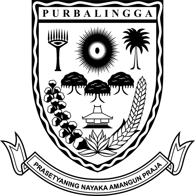 Logo  Kabupaten Purbalingga Hitam  Putih 