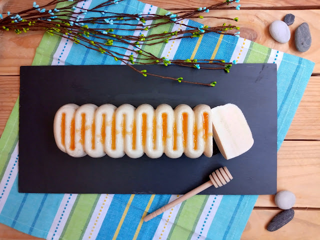 Flan de queso y miel sin horno Postre de verano sencillo y fresquito