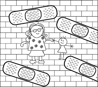 Coloring pages of childhood memories