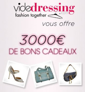 30 bons cadeaux de 100 euros sur Videdressing.com à gagner