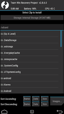 Root Android TWRP Recovery Image