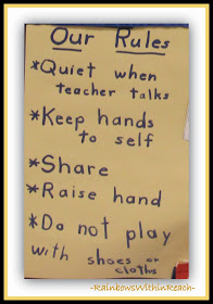 71 Examples of Classroom Rules: RoundUP at RainbowsWithinReach