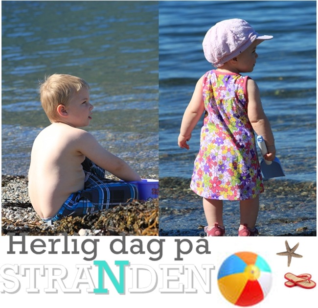 herlid dag på stranden