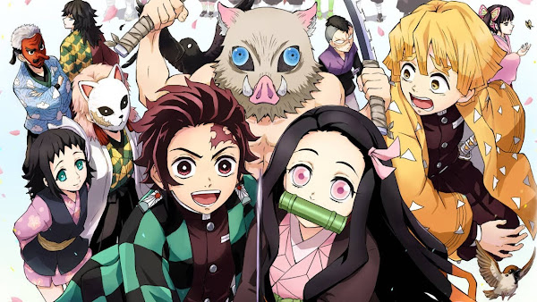 Bohaterowie mangi Kimetsu no Yaiba