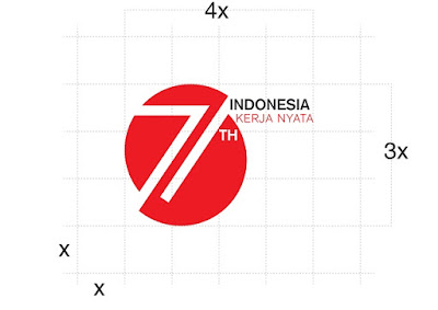 Logo Peringatan HUT Ke-71 Kemerdekaan Republik Indonesia (RI) Tahun 2016