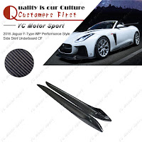 Car Accessories Carbon Fiber iMP Performance Side Skirt Underboard Fit For 2014-2016 Jaguar F-Type Body Kit Side Skirt