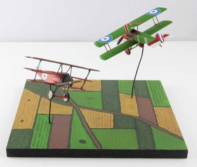 Fokker Dr. 1 and Sopwith Camel