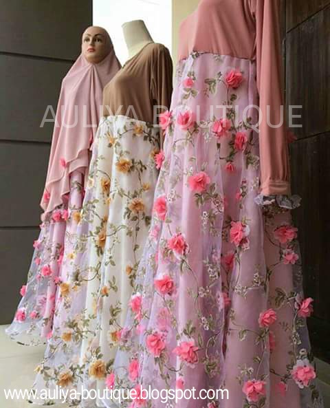 Auliya Boutique Online gamis  pesta ala zahra dress lyra 