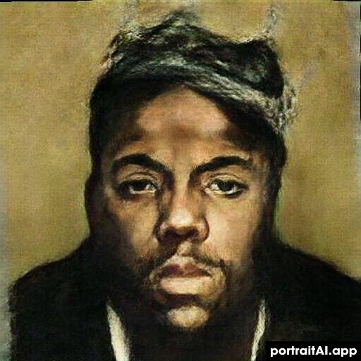 Notorious B.I.G. en PortraitAI