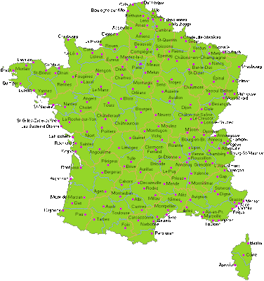 Mapa Politico de Francia