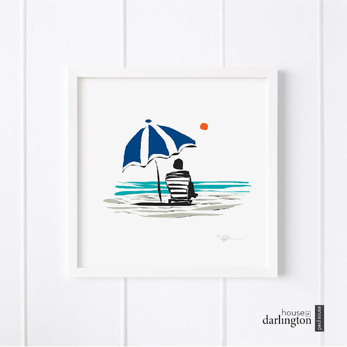 House of Darlington, Vitamin Beach Art Print, Nautical Art, Beach House Decor