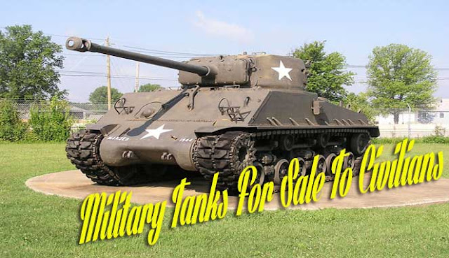 TANK MILITER INI DIJUAL UNTUK WARGA SIPIL