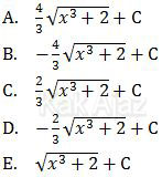 Opsi jawaban integral substitusi Matematika UN 2017