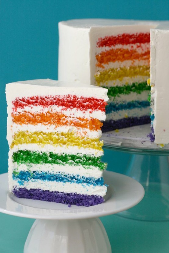 Resep Rainbow Cake Martha Stewart Asli