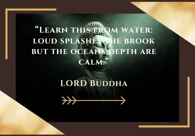 Quotes on Peace of mind of lord Gautama Buddha