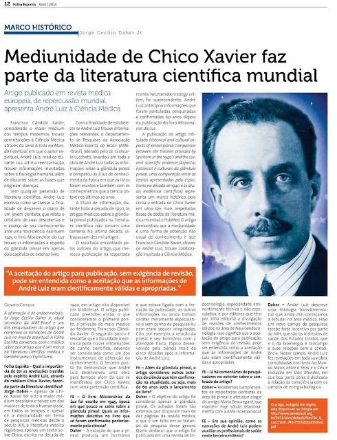  Chico Xavier na literatura científica mundial