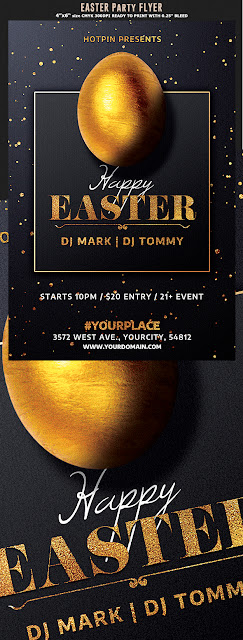  Easter Party Flyer Invitation Template