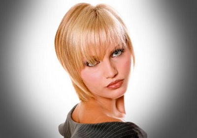 Modern layered blonde short hair cuts style 2010