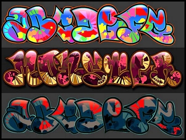 graffiti letters font